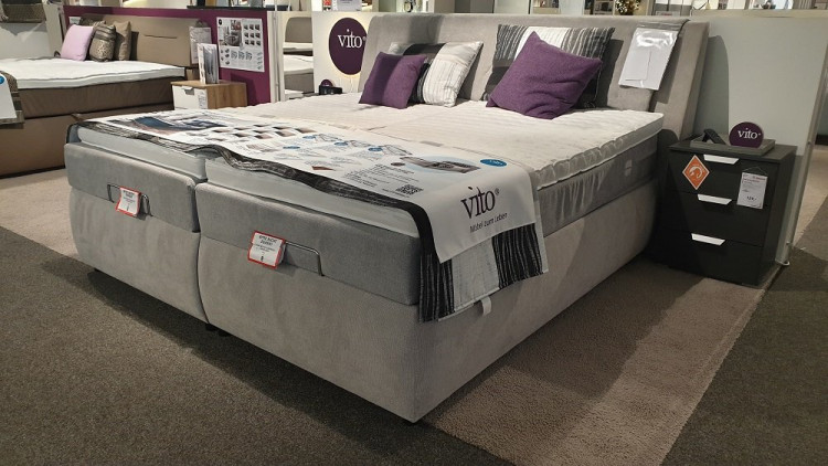 Boxspring-Polsterbett "Vito Diamanti 300"