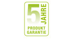 5 Jahre Produkt Garantie 