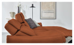 Ecksofa Musterring MR 280 aus Echtleder in der Farbe Cognac, Ansicht der Funktion