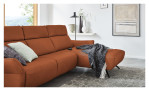 Ecksofa Musterring MR 280 aus Echtleder in der Farbe Cognac, Ansicht der Funktion