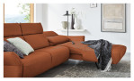 Ecksofa Musterring MR 280 aus Echtleder in der Farbe Cognac, Ansicht der Funktion