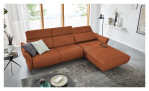 Ecksofa Musterring MR 280 aus Echtleder in der Farbe Cognac, Ansicht der Funktion