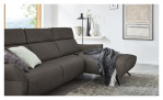 Ecksofa Musterring MR 280 aus Echtleder in der Farbe Grey, Ansicht der Funktion