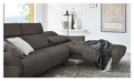 Ecksofa Musterring MR 280 aus Echtleder in der Farbe Grey, Ansicht der Funktion