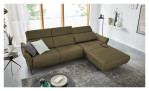 Ecksofa Musterring MR 280 aus Echtleder in der Farbe Moos, Ansicht der Funktion