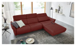 Ecksofa Musterring MR 280 aus Echtleder in der Farbe Red, Ansicht der Funktion