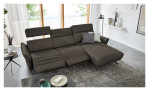 Ecksofa Musterring MR 280 aus Echtleder in der Farbe Schiefer, Ansicht der Funktion