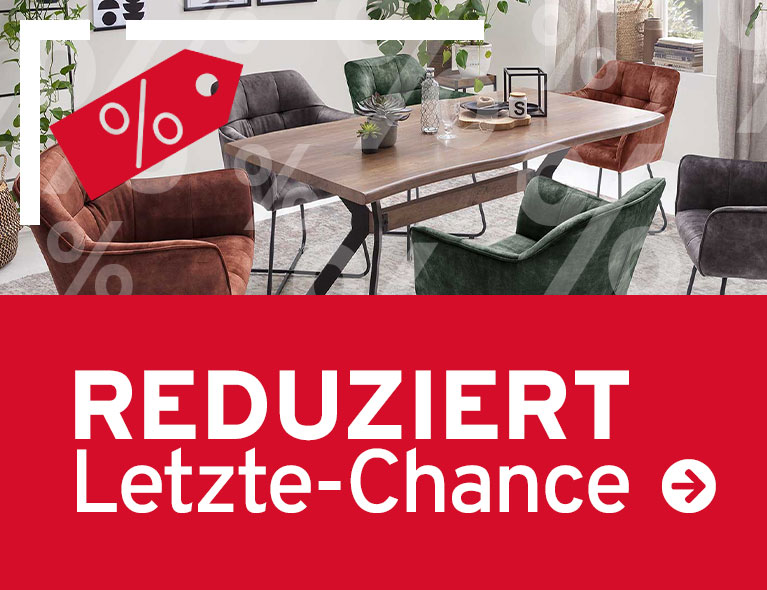 Banner zu reduzierten Letzte-Chance Artikeln